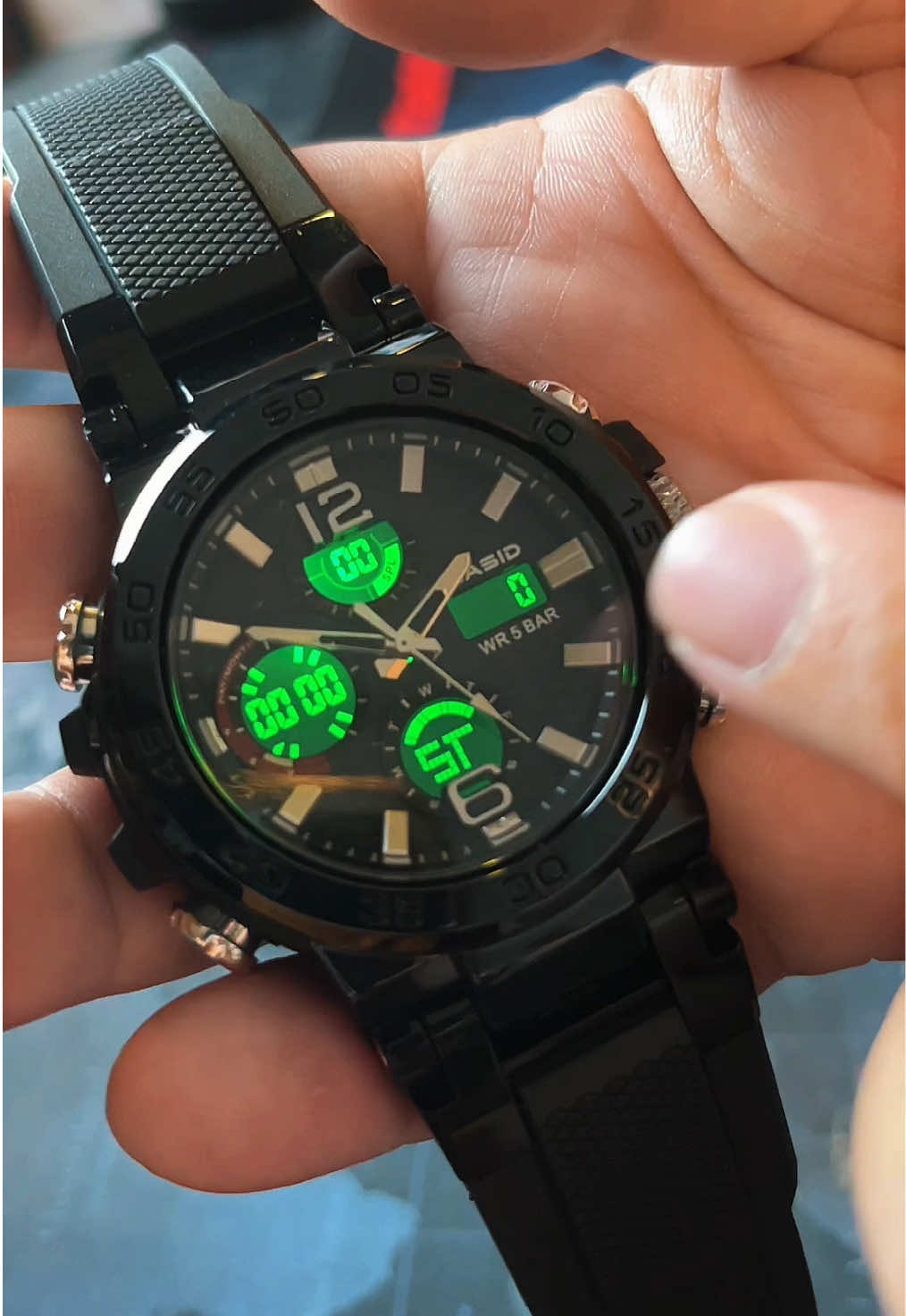 Rekomendasi Jam Tangan Olahraga Multifungsi Tampilan Ganda Analog Digital Waterproof  Basid #jamtangan #jamtangananalog #jamtangandigital #wibgajian #omsugi 