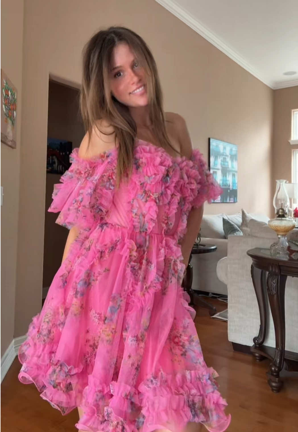 hoco inspo #sherrihill #hoco #dress #dresses #homecomingdress #pinkdress 