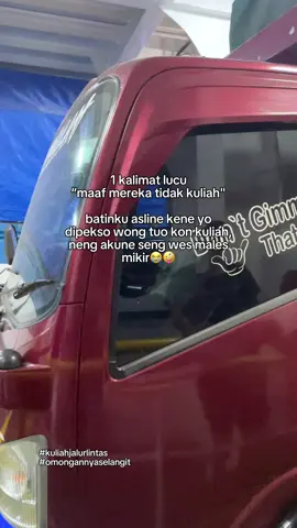 Malah tonggo ku muni penak nyoper ae roh ndi ndi di bayar awakmu,kuliah Karo nyoper ae isok😜😎