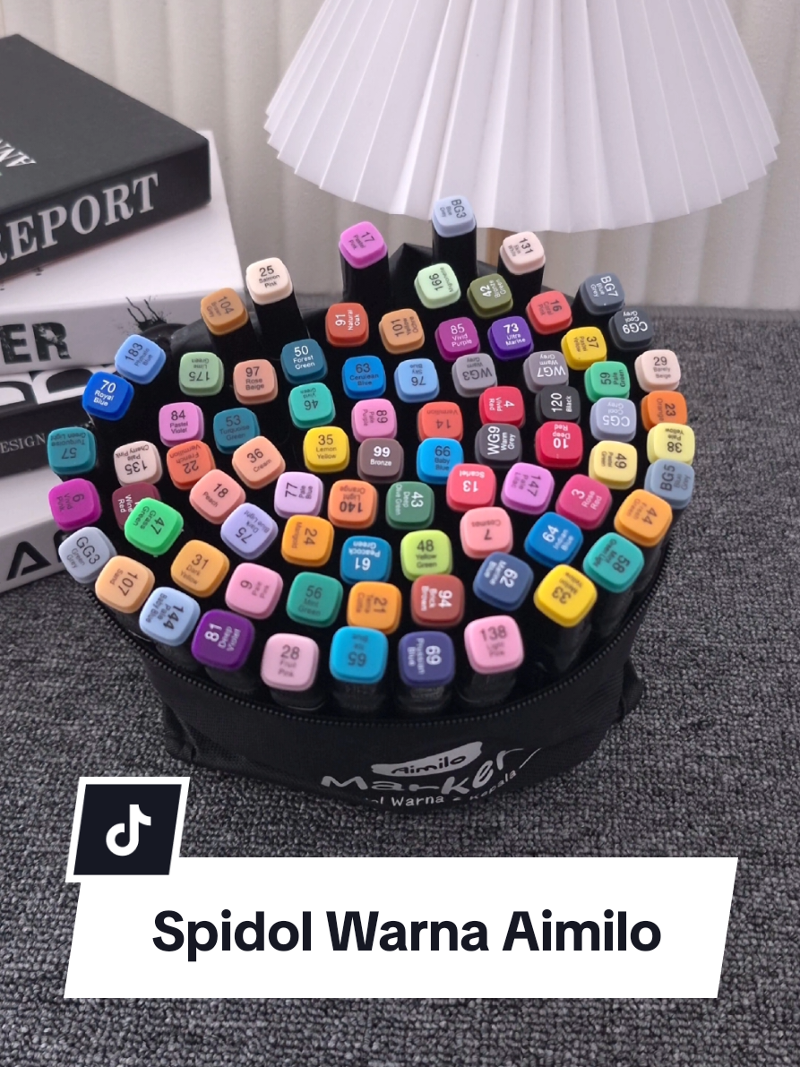 Spidol warna Aimilo double tip.  #spidol #spidolwarna #spidolwarnaaimilo #spidolaimilo #spidolgambar 