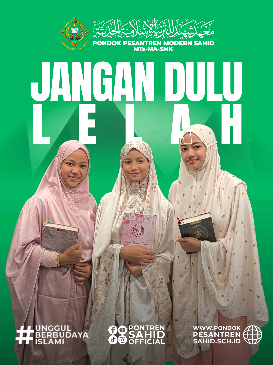 ✨ “Lelahmu karna Al-Qur’an sedikitpun tidak merugikan Akhiratmu” ✨ Pondok Pesantren Modern Sahid juga membuka kelas Khusus Tahfidz bagi santri yang ingin fokus dalam menghafalkan Al-Qur’an Pendaftaran Santri Baru Gelombang Pertama sudah dibuka!  📞 Hubungi : 0812 8541 1063 #fyp #tahfidz_quran #pesantren #mondok #santri 