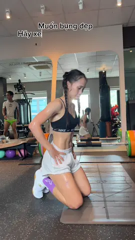 Bụng đẹp ,nét thì không thể bỏ qua combo này  ❤️#haanhfitness #core #xuhuong #trending #gym 