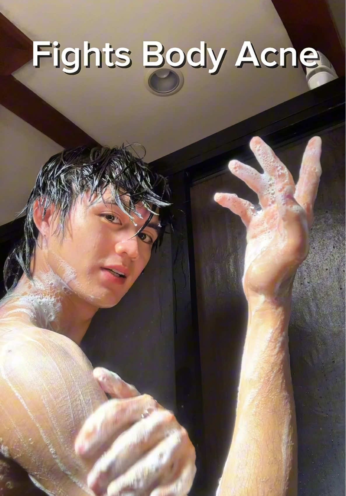 Ever since I switched to this liquid Body Wash. My skin now has a smooth glow and My body is acne free ✨😚 #bodywash #postworkout 