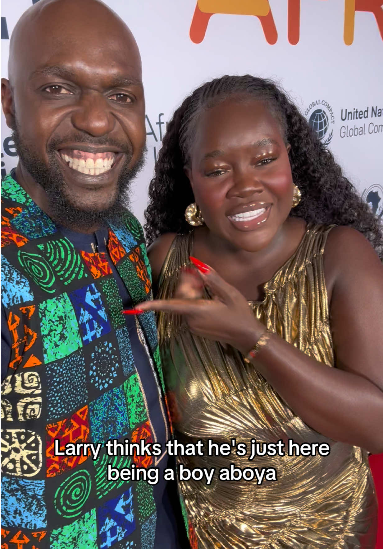 Larry Madowo and Achieng Agutu meet and clowning ensues #fyp #kenyantiktok🇰🇪 @Achieng Agutu | Confidence 👑 