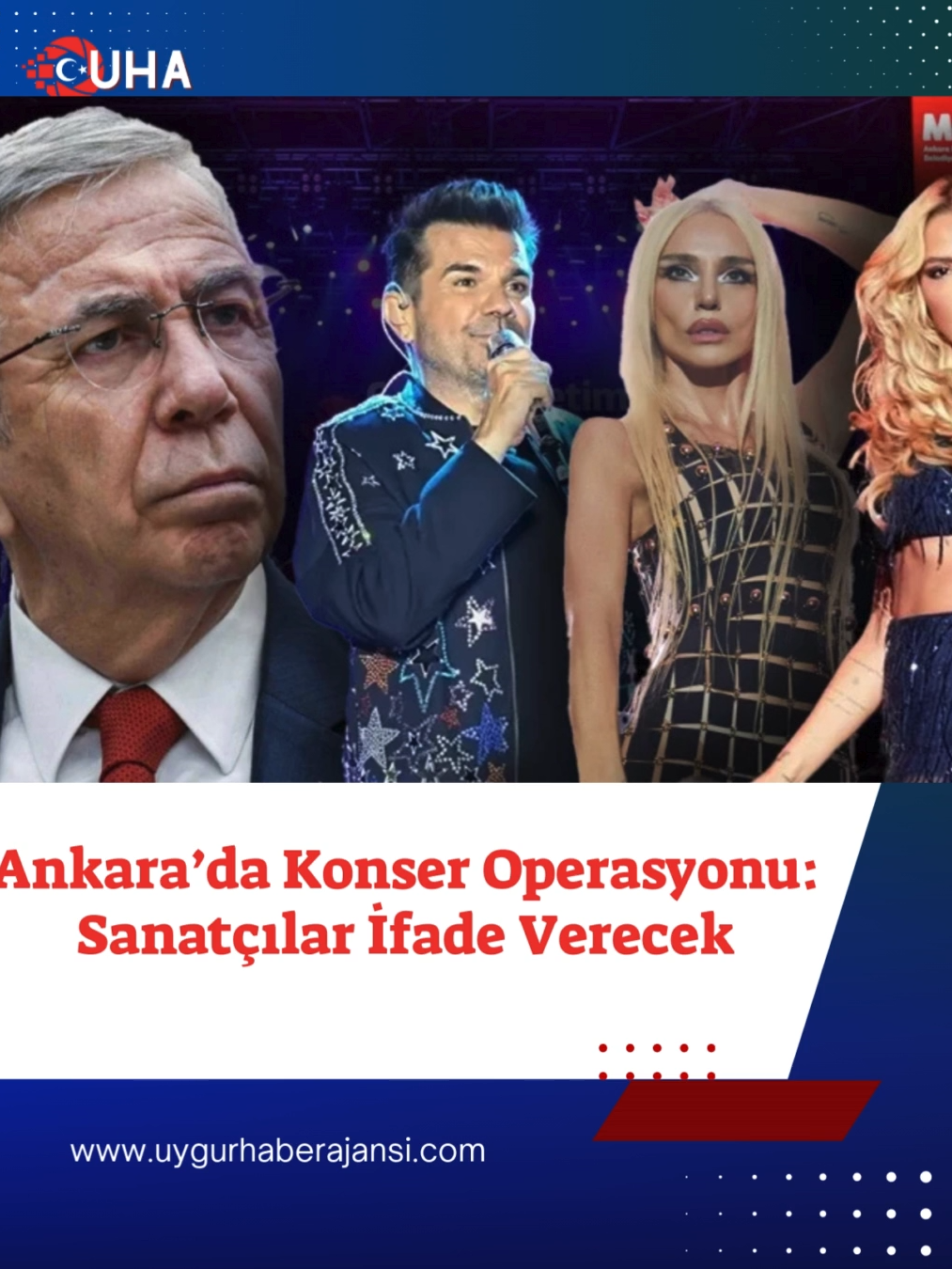 Ankara Büyükşehir Belediyesi'ni (ABB) sarsan konser soruşturması, yeni boyutlar kazanıyor. 2021-2024 yılları arasında düzenlenen 32 konser için belediyenin kasasından tam 759 milyon lira çıkarken, ilk incelemelerde 154 milyon liralık kamu zararı tespit edildi. Ankara Cumhuriyet Başsavcılığı'nın yürüttüğü soruşturma kapsamında, belediye yöneticileri ve organizasyon şirketi sahipleri dahil 14 kişi gözaltına alındı. Şimdi ise gözler, bu konserlerde sahne alan ünlü sanatçılara çevrildi. Bazı sanatçıların yakında ifadeye çağrılacağı öğrenildi. SANATÇILARDAN AÇIKLAMA Sabah gazetesinin haberine göre, bazı sanatçılar bu iddialara karşı açıklama yaptı. Örneğin, Hadise yılbaşı konseri için 94 milyon lira değil, sadece 20 milyon lira aldığını duyurdu. Gülşen ise 78 milyonluk faturaya itiraz ederek, gerçek ücretinin 8 milyon lira olduğunu söyledi. Kenan Doğulu da benzer şekilde, 13.6 milyon yerine 7 milyon lira kazandığını belirtti. Rock grubu Mor ve Ötesi ise 71 milyon liralık iddiayı 