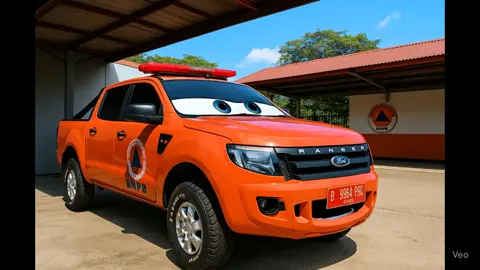 ketika mobil-mobil keren BPBD menjadi karakter film Cars #MobilBPBD #CarsIndonesia #KendaraanKeren