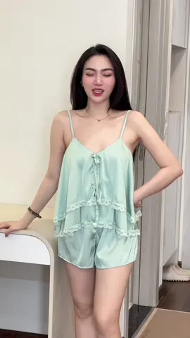 Bộ lụa xinh #xuhuong #domacnha 