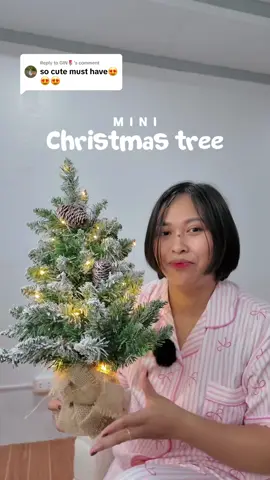 Replying to @GIN🌷 affordable mini Christmas tree, may free led light na #christmastree #christmasdecor #minichristmastree 