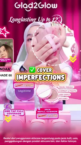 🍀 Kamu gausah buang buang tempat cushion 🥰 Kan udah ada Refill Cushion daru G2G~ jadi lebih hemat deh ✅ Mumpung lagi ada promo juga nih! Yakali ga di checkout 🤩 Cus cuss borong sekarang di TikTok live 💖 #G2G #G2Gcushion #refillcushion #highcoverage #flawlessmakeup #getreadywithme #makeupviral #MixBerryExtract #cushionpink 