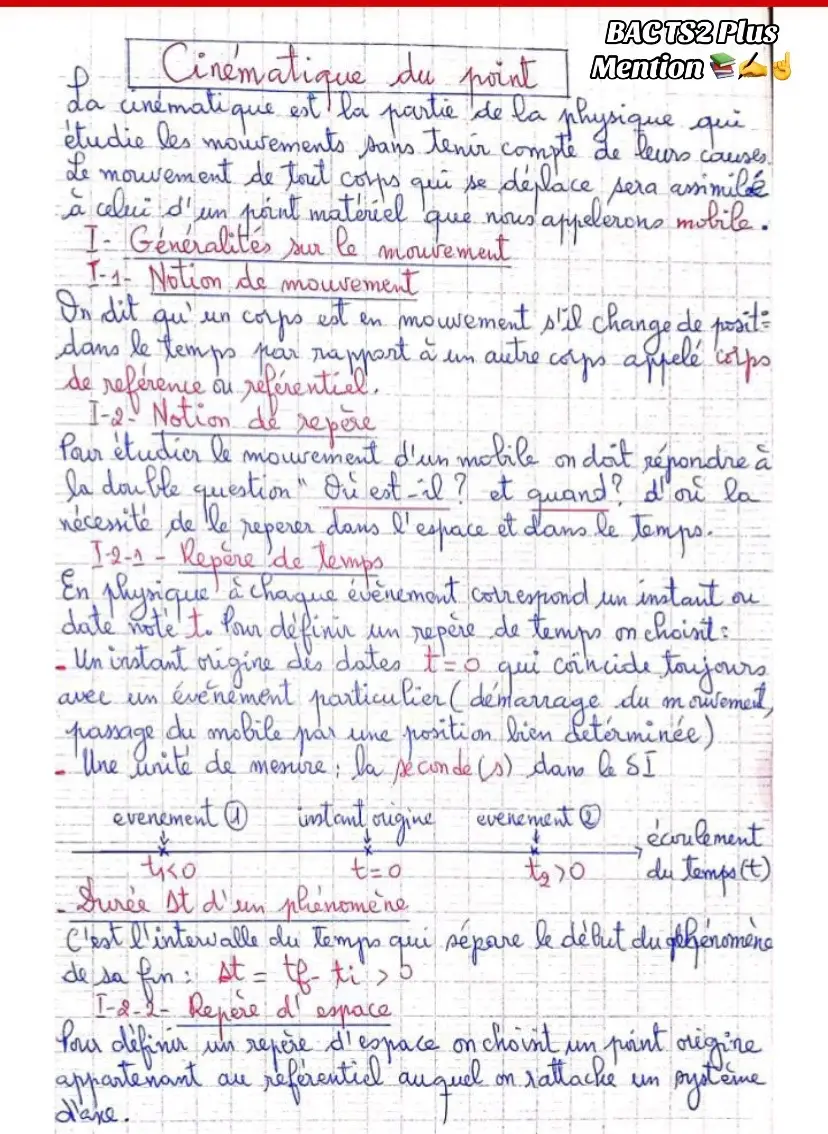 1️⃣ Définitions de base 	•	Point matériel : corps dont on néglige les dimensions → assimilé à un point. 	•	Référentiel : solide par rapport auquel on décrit le mouvement (ex. : terrestre, géocentrique…). 	•	Trajectoire : courbe décrite par le point dans un référentiel donné. 	•	Types de trajectoires : rectiligne, circulaire, curviligne, etc. #educacion #lycee #motivationetudes #bac #etude #motivation #baccalauréat #videoviral #seneducation #etudes #elitecees🥴🤙 #viraltiktok #education #etudiant #ecole #eleves #chimie #physique #cinematic #physiquechimie 