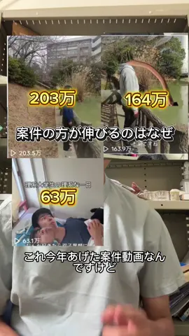 案件の方が伸びるのは何故