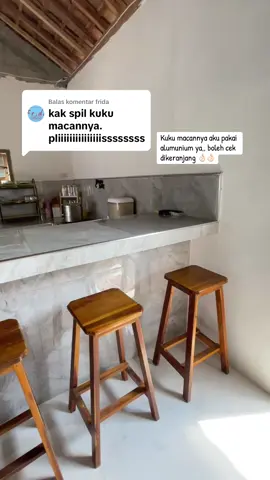 Membalas @frida #fyp #dapurminimalis #dapursederhana #dapurimpian #kukumacanaluminium 