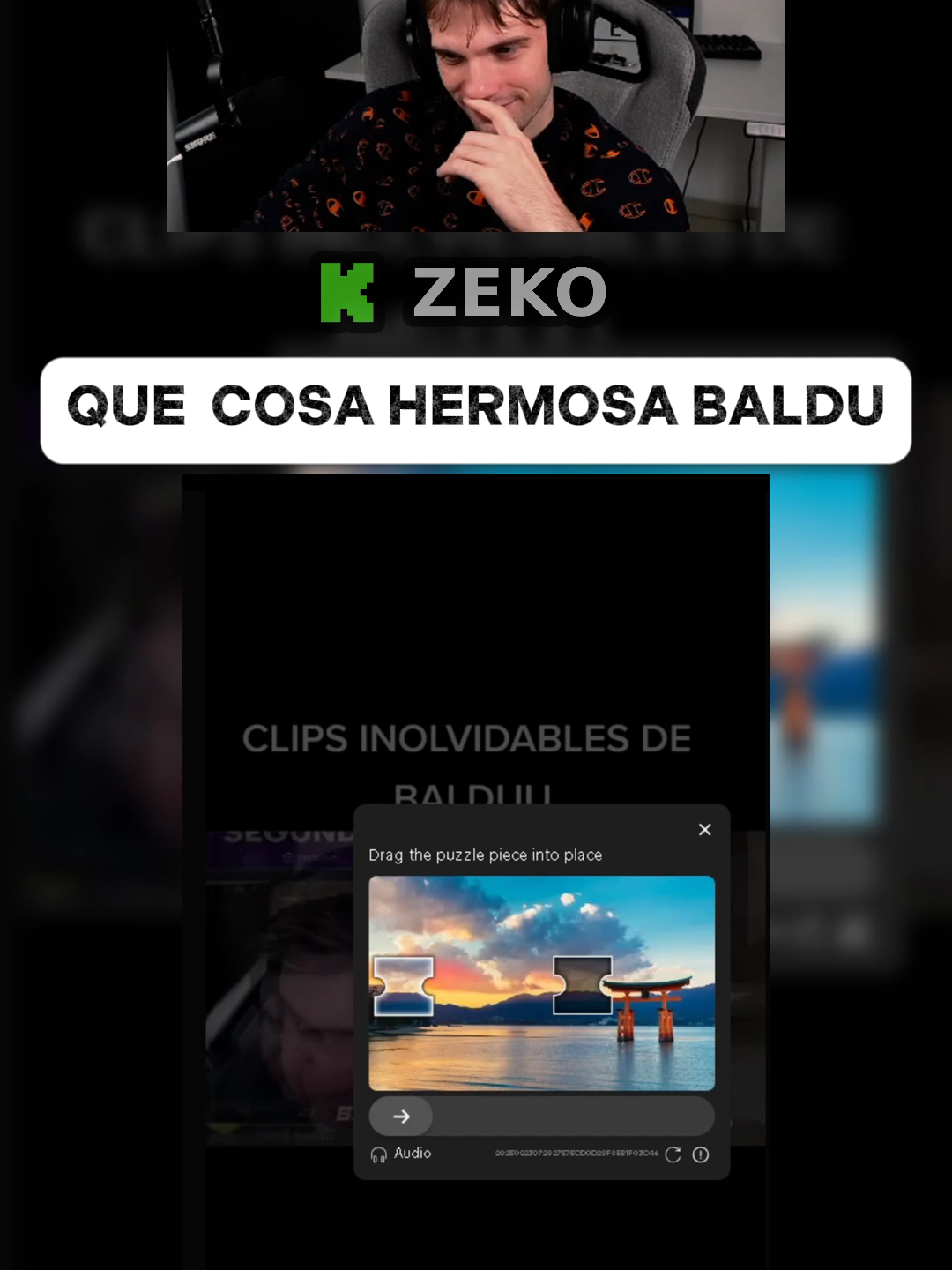 QUE COSA BELLA BALDU#kick #fypp #paratii #fyp #kickargentina #zeko #zEKO #reaccion #baldu