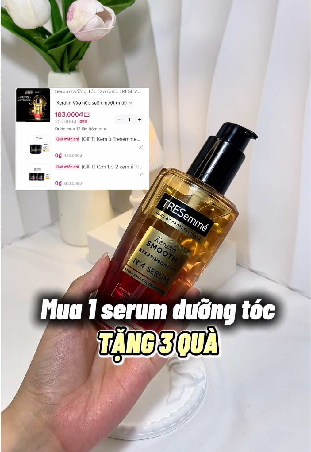 Deal gì mà deal hời không vậyyy #TRESEMME #TresemmeKeratinSmooth #hoptaccungunilever 