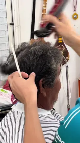 ตัดทรงนักเรียนด้านบนเบอร์สองสไตล์ช่างกบ