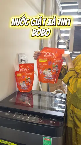 Nước giặt 7in1 luôn nè, mua bao nhiêu được tặng bấy nhiêu á tranh thủ nha #nuocgiatxabobo #nuocgiatxa7in1 