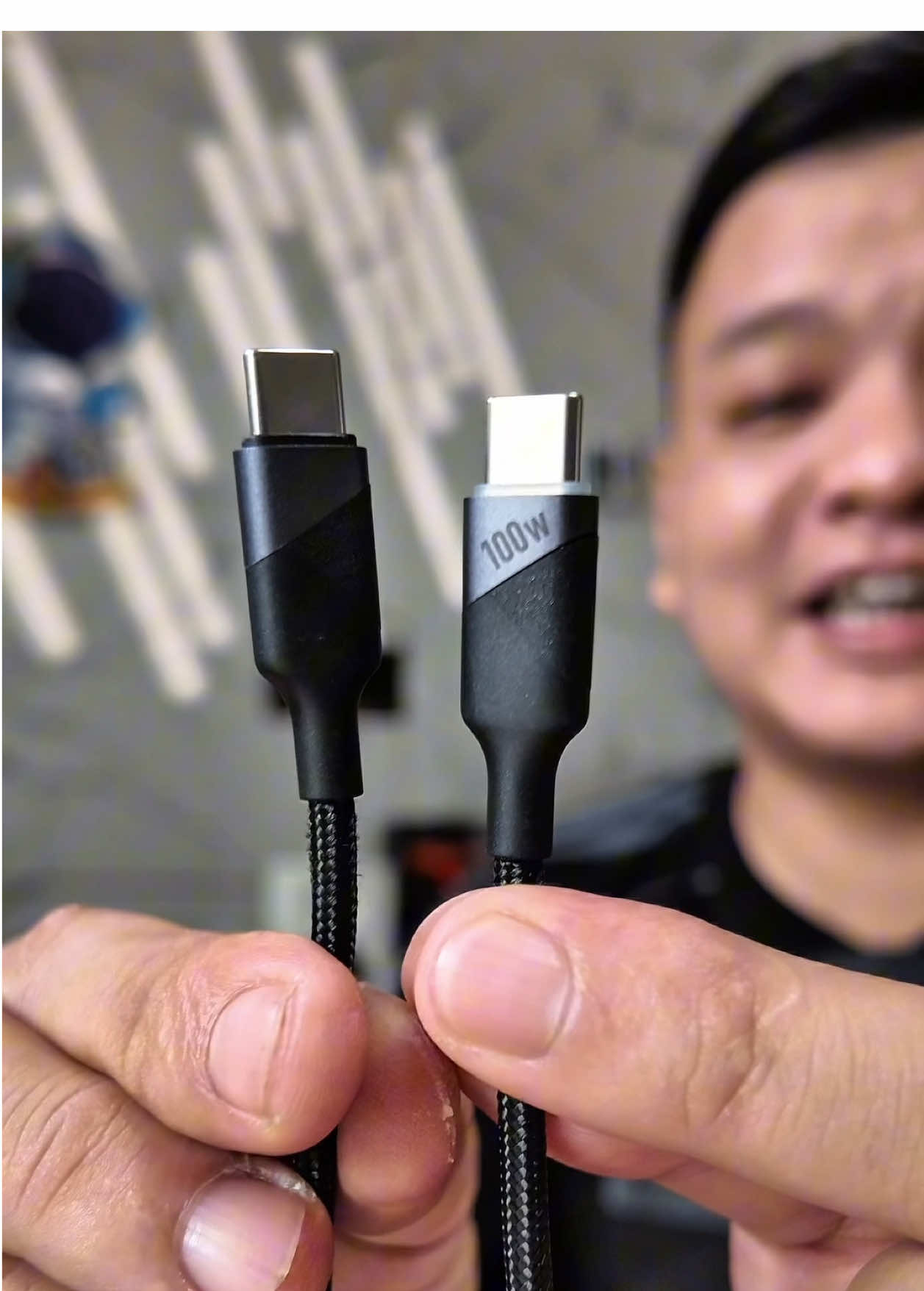 Cáp USB C Sang USB Type C Sạc Nhanh Rocoren 100W #daysac #sacdienthoai #capsacnhanh 