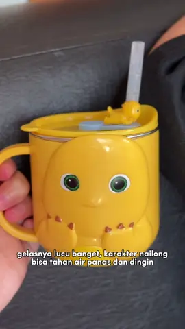 Bocil auto rajin minum Air putih moms😍😘 #gelasanak #nailong #gelaskarakter #gelasnailong #gelasstainless