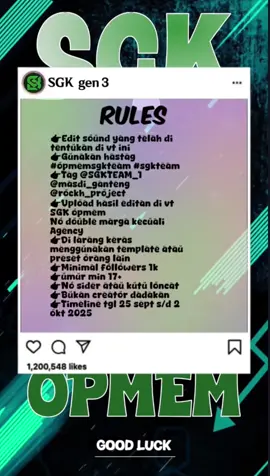 sgk kembali open member guys, kuy gassken😎 @ᴍᴀꜱᴅɪ 𝖋𝖙 𝐒𝐆𝐊 @rockh.project  #opmemsgkteam #sgkteam #fyp #xybca #openmember 