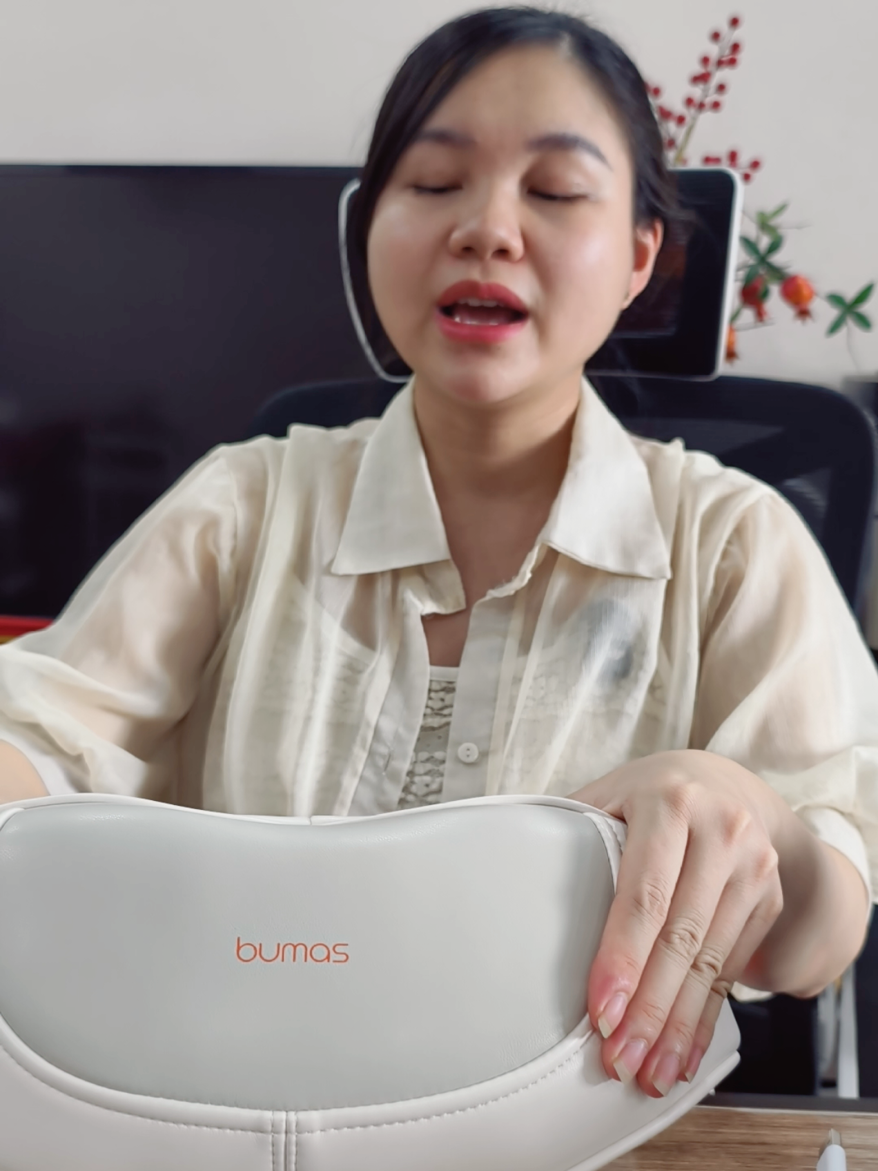 [BUMAS]Máy Massage Cổ Vai Gáy Bumas M3 Plus #maymassage #maymassagecovaigay #bumas #chamsocsuckhoe  #gocvanphongcuatien 