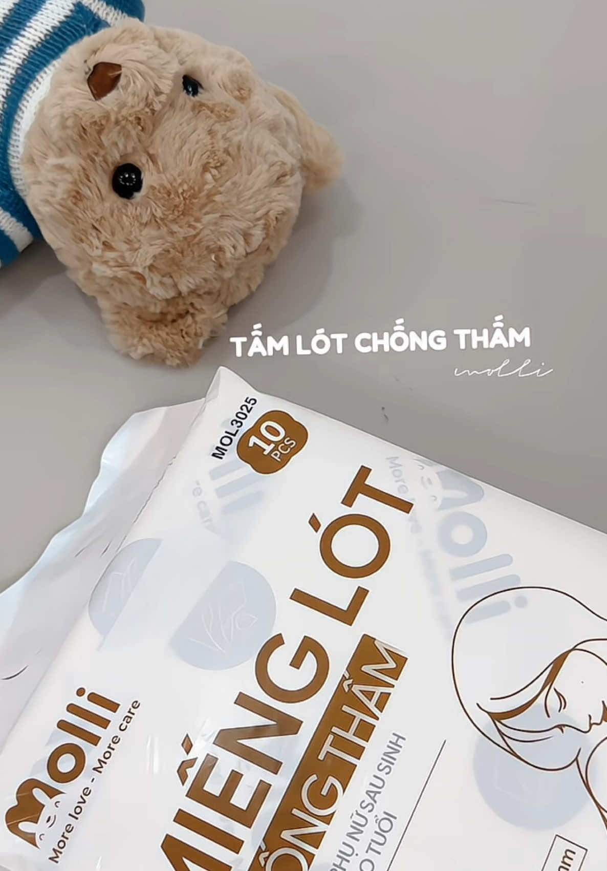 +1 món ko thể thiếu trong giỏ đồ đi sinh của các mẹ #molli #tamlotchongtham #mienglotchongtham #mienglotsandich #mevabe 