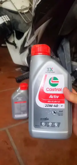 CASTROL ACTIV 20W-40 0.8L#CASTROL #daunhotcastrolchinhhang #daunhot #daunhotcastrol 