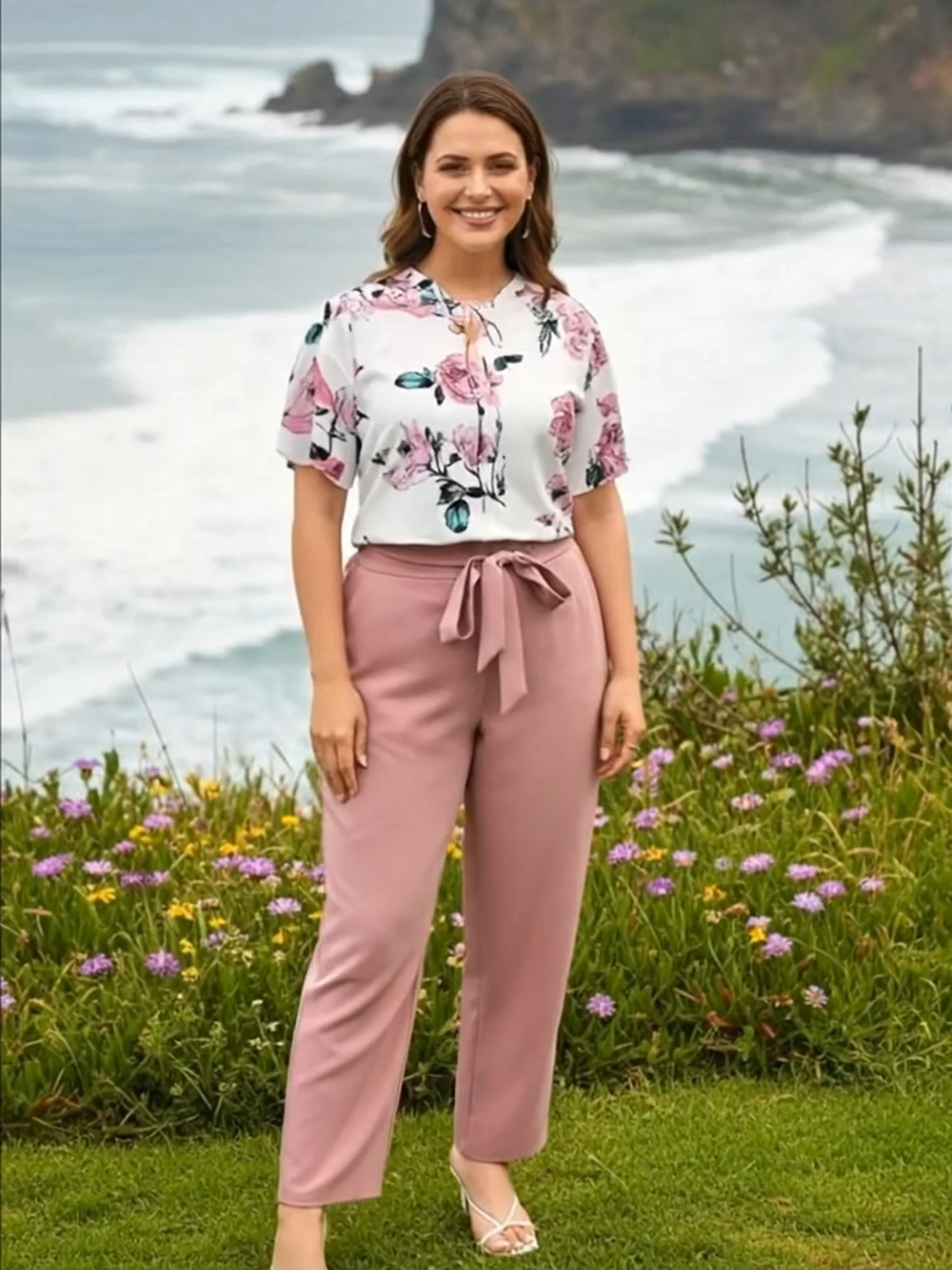 🌸 Elegant comfort! Ang plus size floral terno ay may belted top at matching pants na perfect para sa office o casual wear. ✨ Chic at breathable, flattering sa lahat ng body types. 💖 Add to cart now and enjoy versatile style for work or play! 👗🌟 #fashion #ootd #fashiontiktok #clothes #tiktokshopfashion #ternoset #oversizedtop #skortstyle #coordinatesph #casualwear