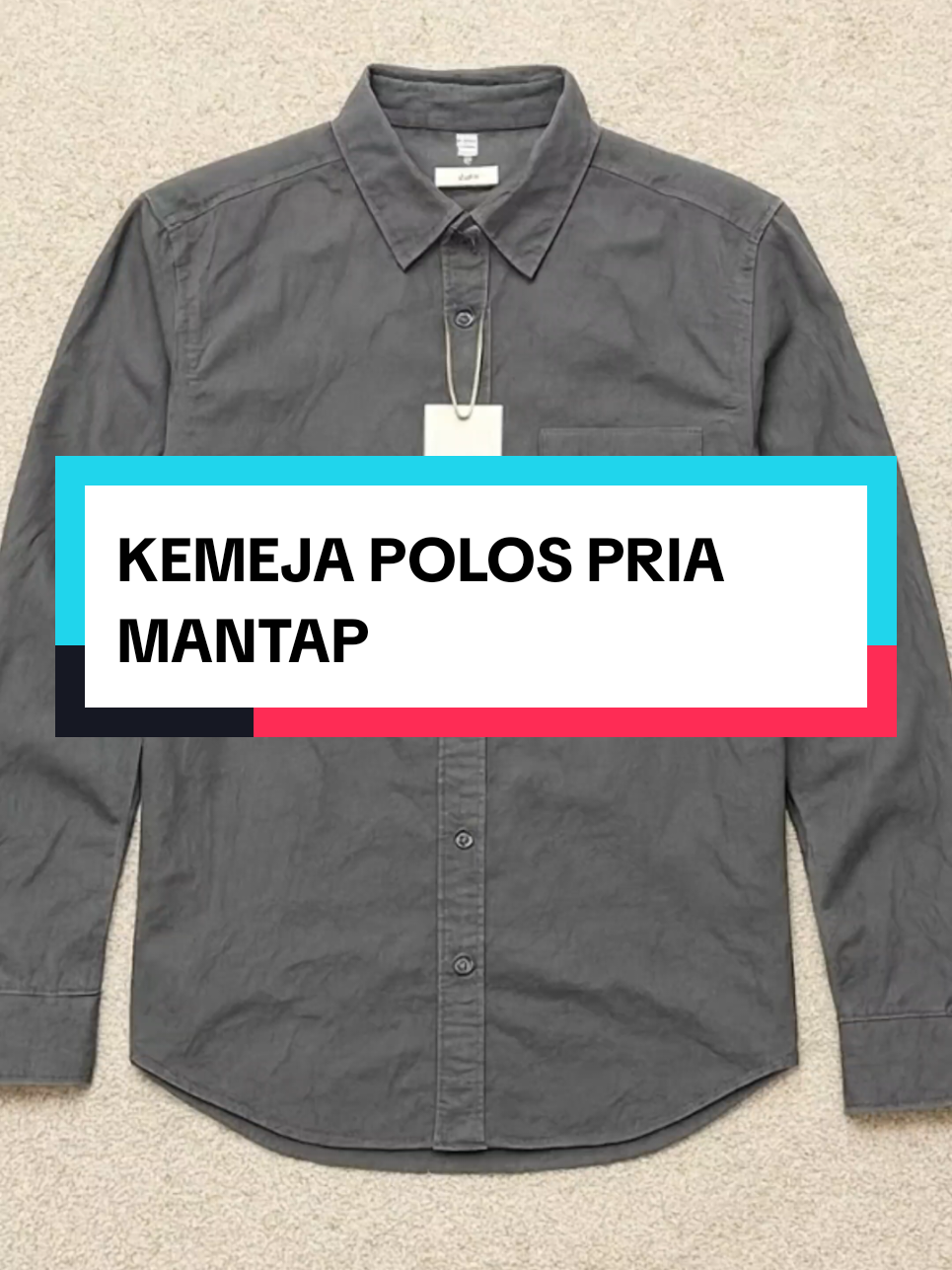 Lein&Ritz - Kemeja Panjang Kerah Pria Casual Katun Premium | Kemeja Pria Basic Polos Slimfit Formal Hitam #kemeja #kemejapria #kemejapolos #kemejamurah 