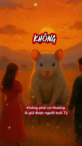 không phải cứ thương là giữ được người tuổi Tý #tuvi #tuoity #tinhyeu 