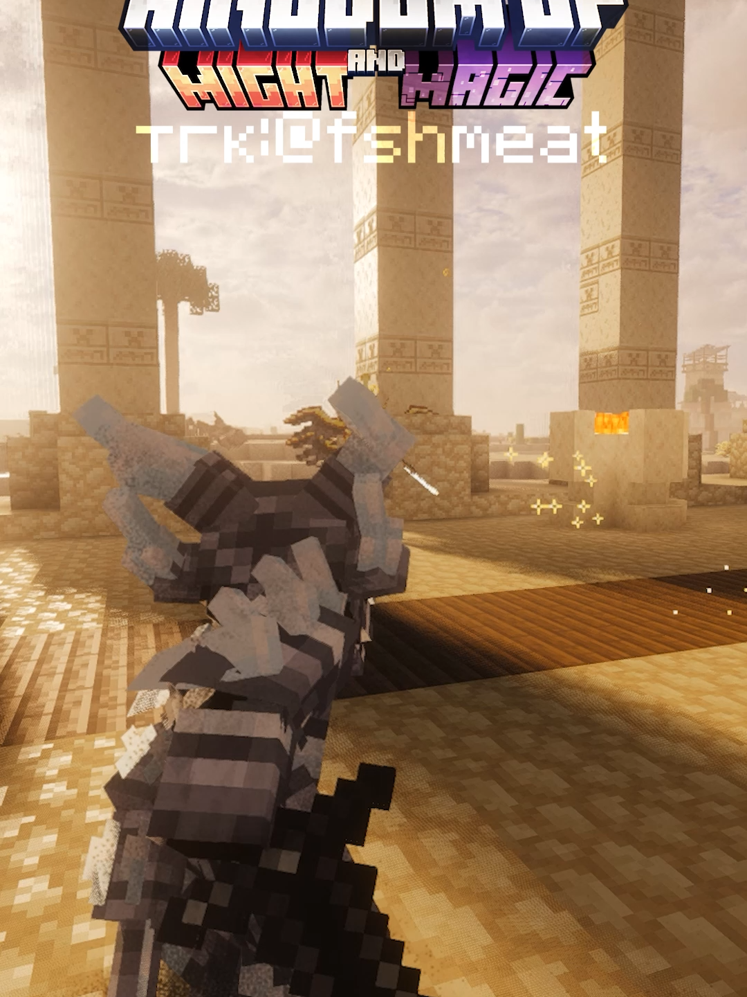 Сборка Kingdom of Might and Magic для майнкрафт 1.20.1 Скачать можно в нашем тгк: fshmeat #Minecraft #майнкрафт #darkfantasy #сердцевселенной #eldenring #darksouls