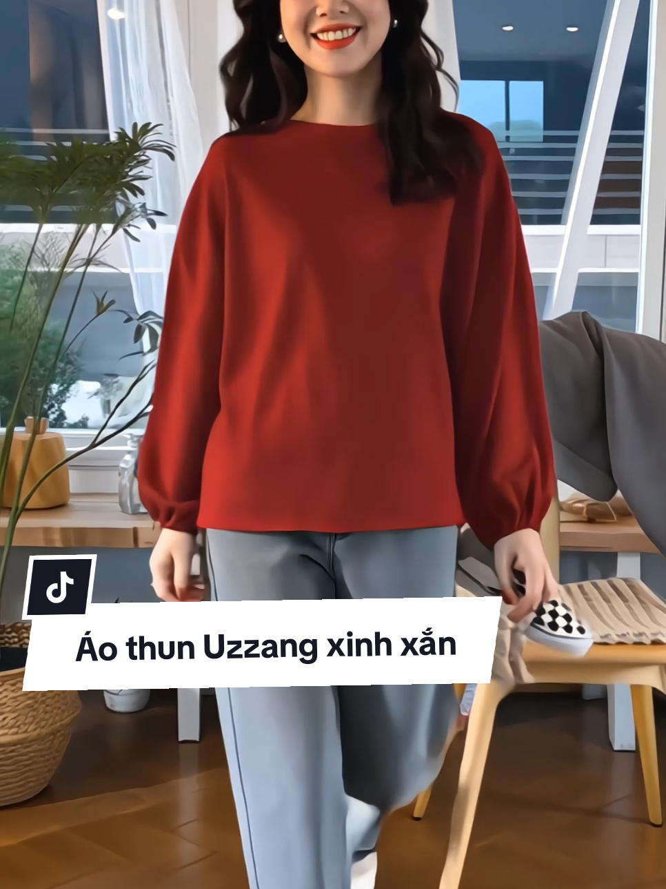 Áo thun nữ tay dài phong cách uzzang dễ thương, vải tici co dãn 4 chiều thoải mái #aothunnu #aothundaitay #aothunuzzang #aothunxinh #xuhuong 