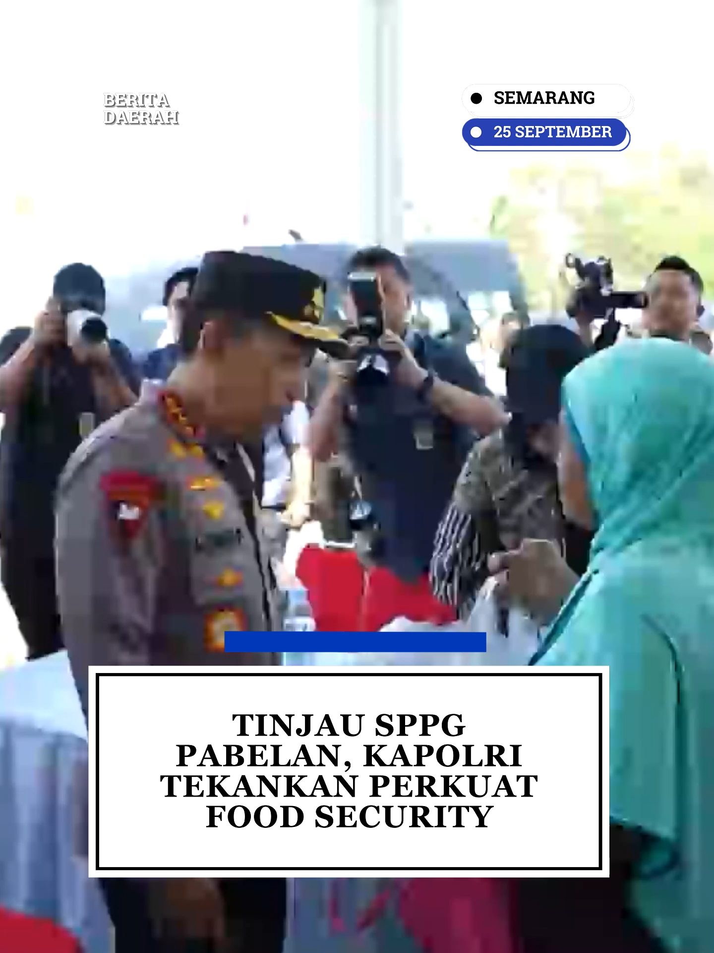 TINJAU SPPG PABELAN, KAPOLRI TEKANKAN PERKUAT FOOD SECURITY #sppg #kapolri