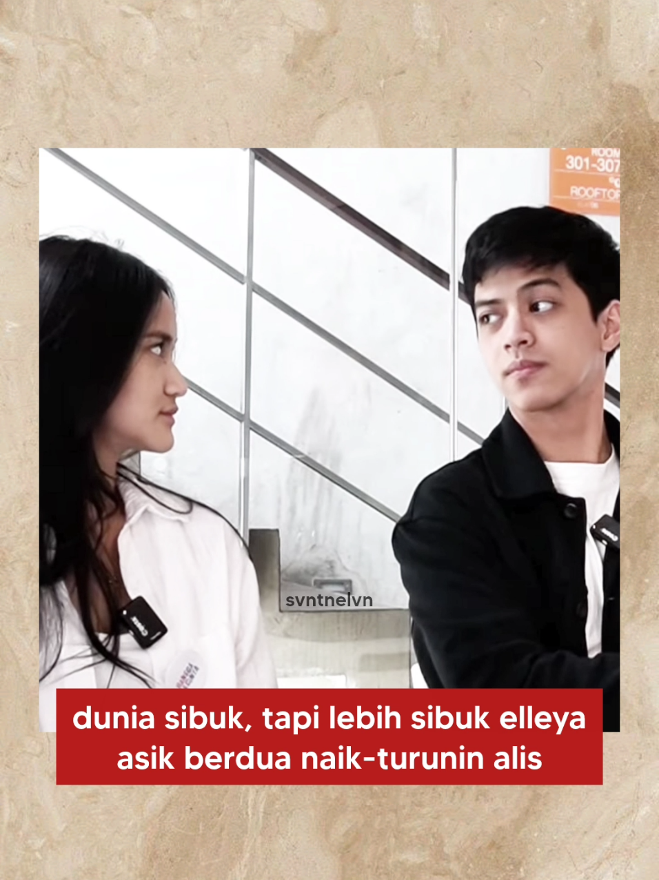 lucu bgt yg asik berdua mainan alis #elputrasarira #leyaprincy #elleya #ranggacinta #filmranggacinta 