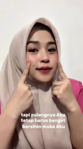 Keren amay makeup waterproofku keangkat maxsimal🫵🏻🥰#OneSwipeGlow#micellarwater