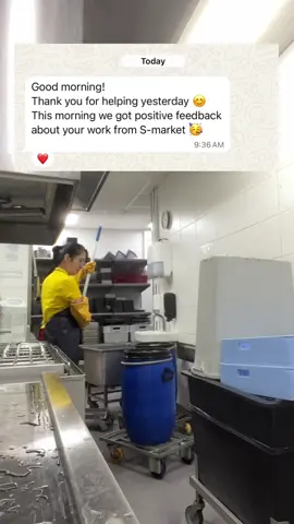 pag ako ang dishwasher di lang plato hinuhugasan ko, hanggang sahig nililinis ko!😂 sakto audit pala kinabukasan kaya masayang masaya ang manager ko dahil good feedback na naman para sa company 🙏😊 #pinoyabroad #Finland #pinayinfinland #preciousinfinland #tampere 
