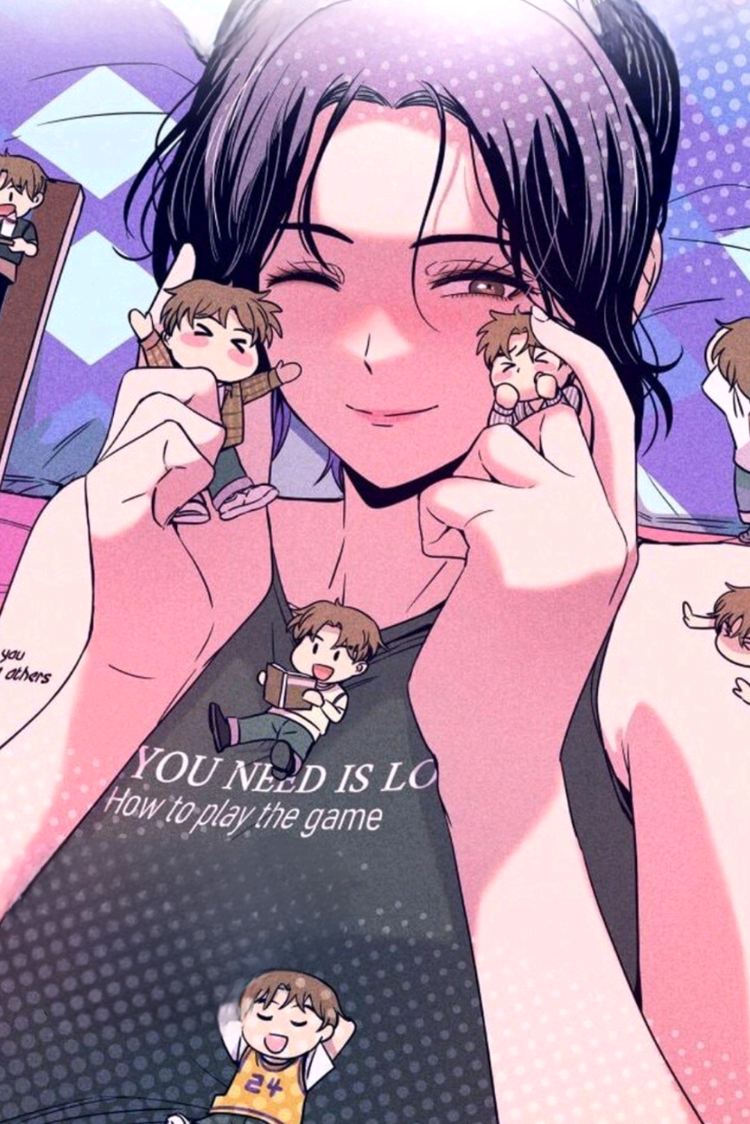 #kncheoh : my bini gwej inimah #shinhaein #longafternoon #mybiasgetsonthelasttrain #webtoon 
