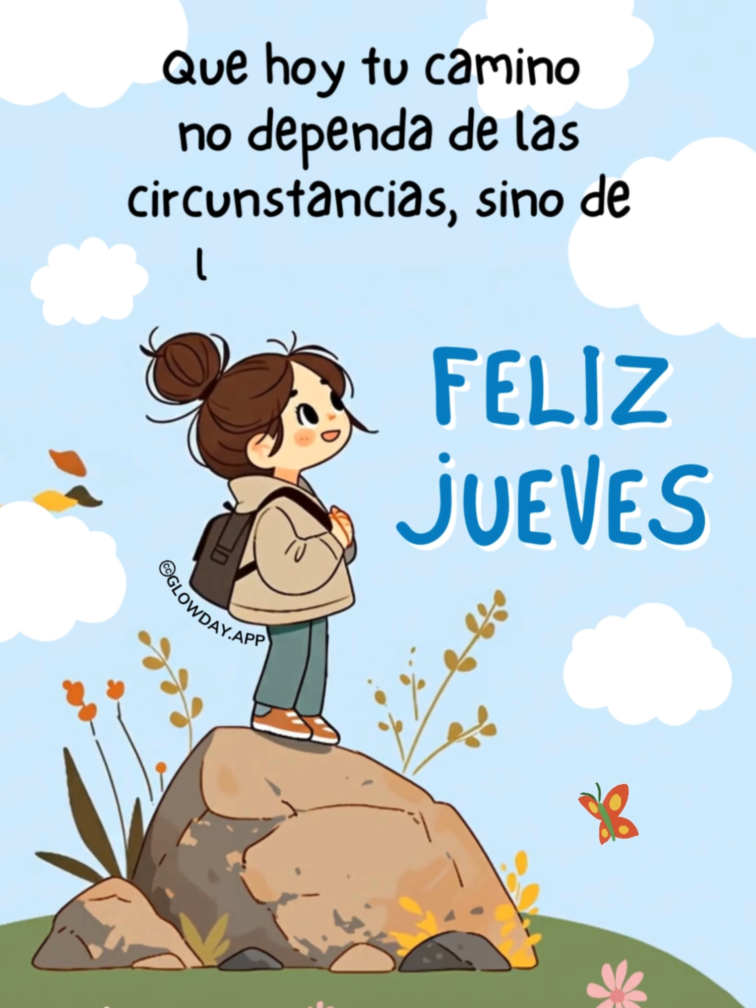 Que así sea, amén 🙏🌿 Feliz y bendecido jueves 🌼✨ Tarjeta de GLOWDAY APP #felizjueves #bendecidodia #bendiciones #tengofe