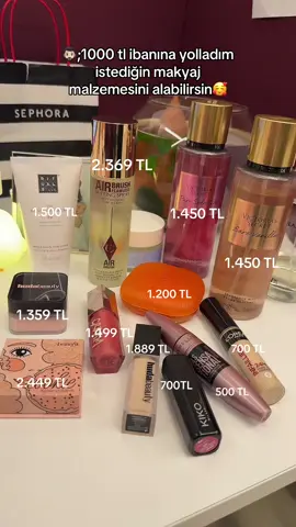 1000tl fazla gelir zaten sağ ol ya ☺️ #fyou #keşfett #sephora #viralontiktok #charlottetilbury #kiko @sephora 