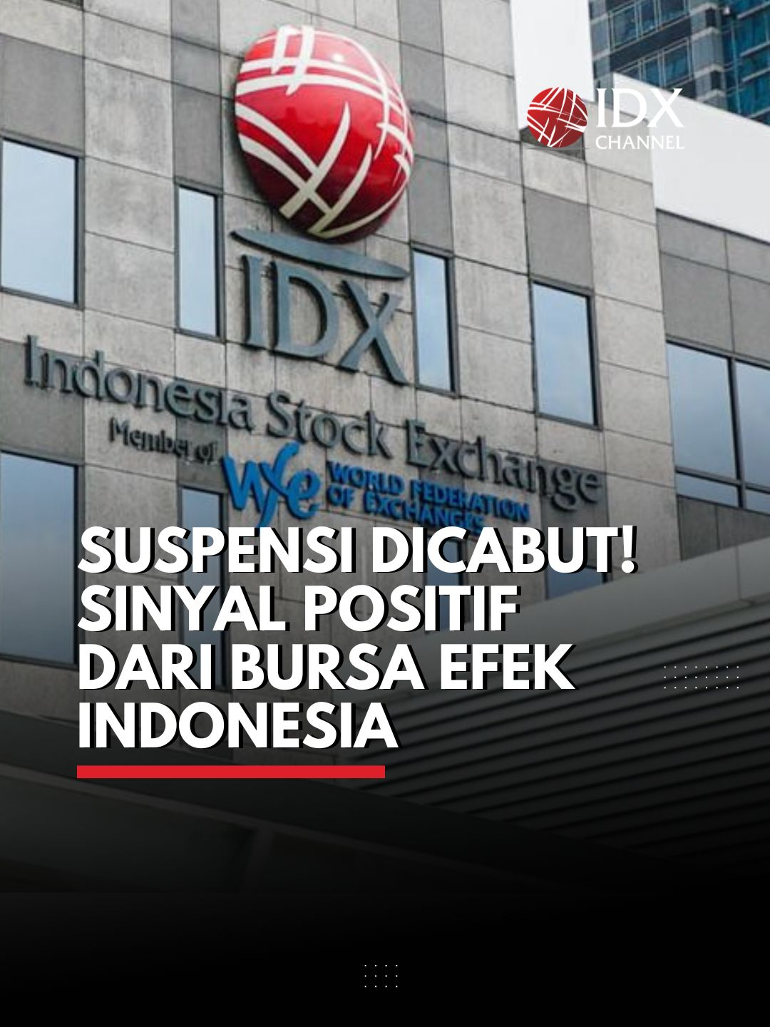 Bursa Efek Indonesia (BEI) resmi mencabut suspensi terhadap tiga saham perusahaan yang sebelumnya sempat dihentikan perdagangannya. Langkah ini menjadi sinyal positif bagi pemulihan likuiditas serta meningkatkan kembali kepercayaan investor terhadap saham-saham tersebut.#idxchannel #idxchannelcommunity