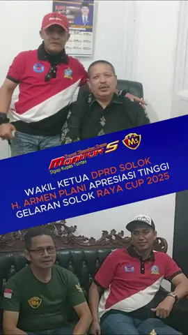 🙏✨ Apresiasi Tinggi untuk SRC 2025! Wakil Ketua DPRD Solok, H. Armen Plani, beri dukungan penuh pada ajang Solok Raya Cup 2025 🎉⚽ Bukan sekadar sepak bola, tapi jadi wadah silaturahmi, kebersamaan, dan semangat membangun Solok Raya 💪💙 #SRC2025  #solokrayacup #DPRDSolok #fyp #Sepakbola 