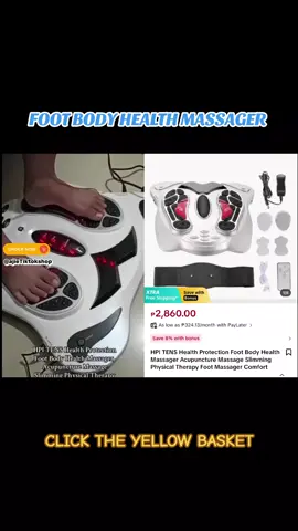 HPI TENS Health Protection Foot Body Health Massager #HPI TENS #GoodQuality  #tiktokshop  #foryoupage  #fypppppppppppppppppppp 