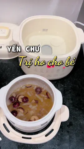 Nồi yến nóng ngày mưa cho bé. Trị ho cực hiệu quả nha các mom #xuhuong #gaumegaucon #yenchungduongphen 