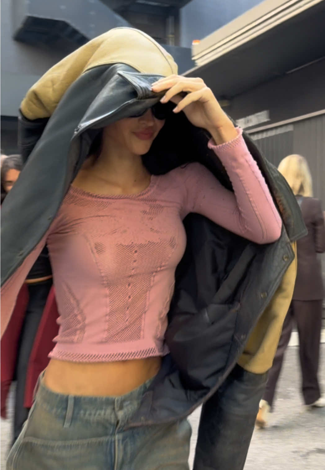 #ameliagray in Milan for #fashionweek #pourtoii 