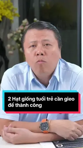 Với độ tuổi trẻ, mình cho rằng có 2 hạt giống các bạn cần gieo, đó là gieo hạt giống cơ hội tăng thu nhập và gieo hạt giống về đầu tư.  Và 2 hạt giống đó sẽ giúp các bạn đạt được tự do tài chính trong vòng 1 thập kỷ sắp tới... #Phamtuanson