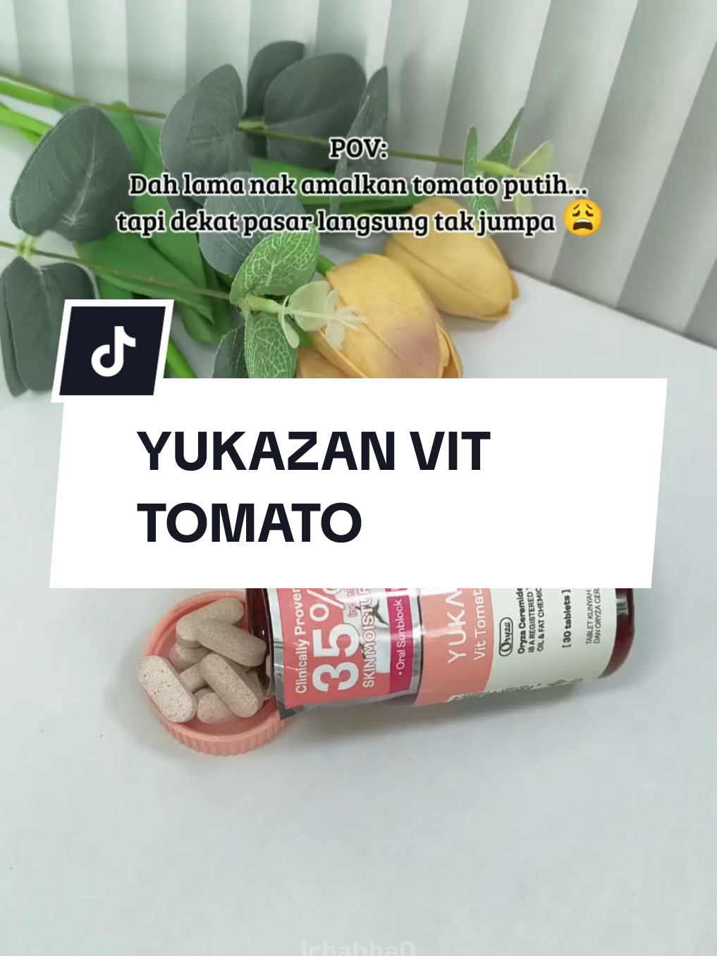 Tomato putih? Rare gila nak cari 😭… good thing Yukazan dah siap dalam supplement 🤍✨ #yukazan #yukazanvittomato #yukazanwhitetomato #whitetomatoseries #supplementsforwomen 