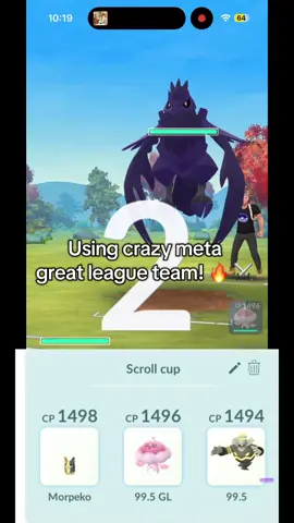 #pokemon #pokemoncommunity #fyp #pvp #pokemongo using one of my favourite meta great league teams in pokemon go!