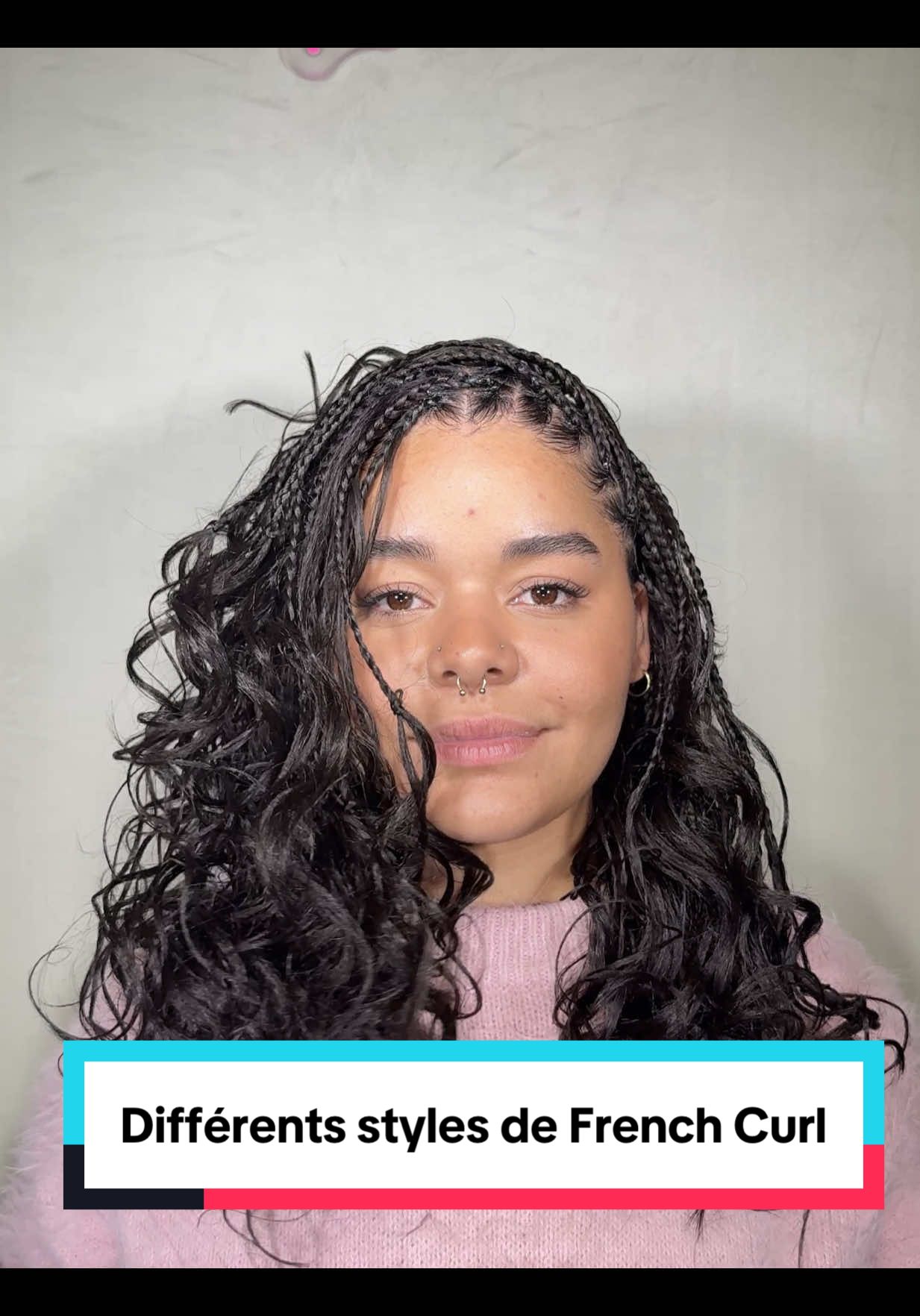 Lequel de ces French Curl tu choisirais ? 😍 #frenchcurls #FrenchCurlBraids #protectivehairstyles #HairTransformation  #creatorsearchinsights 