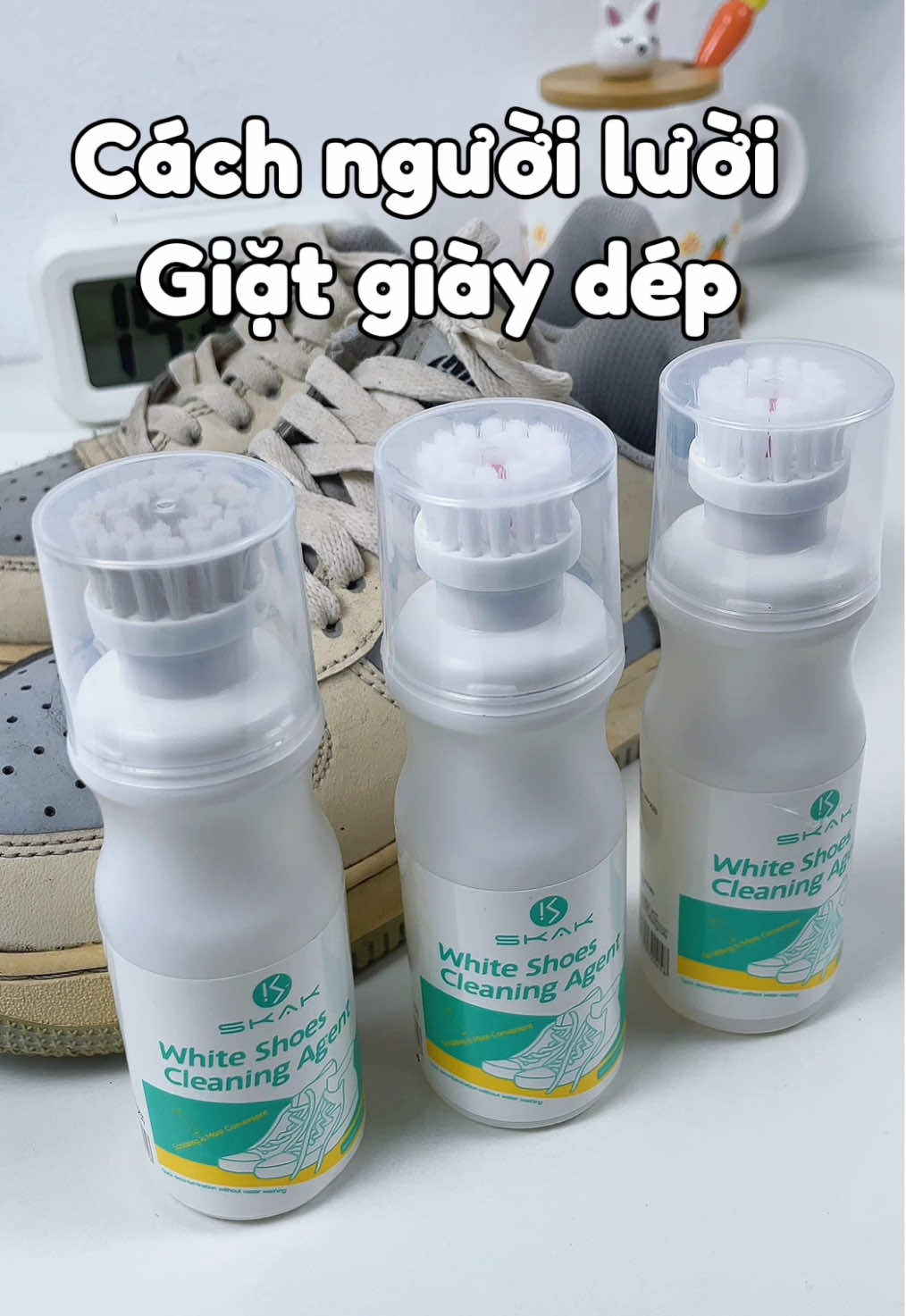 #chaivesinhgiay #vesinhgiay 