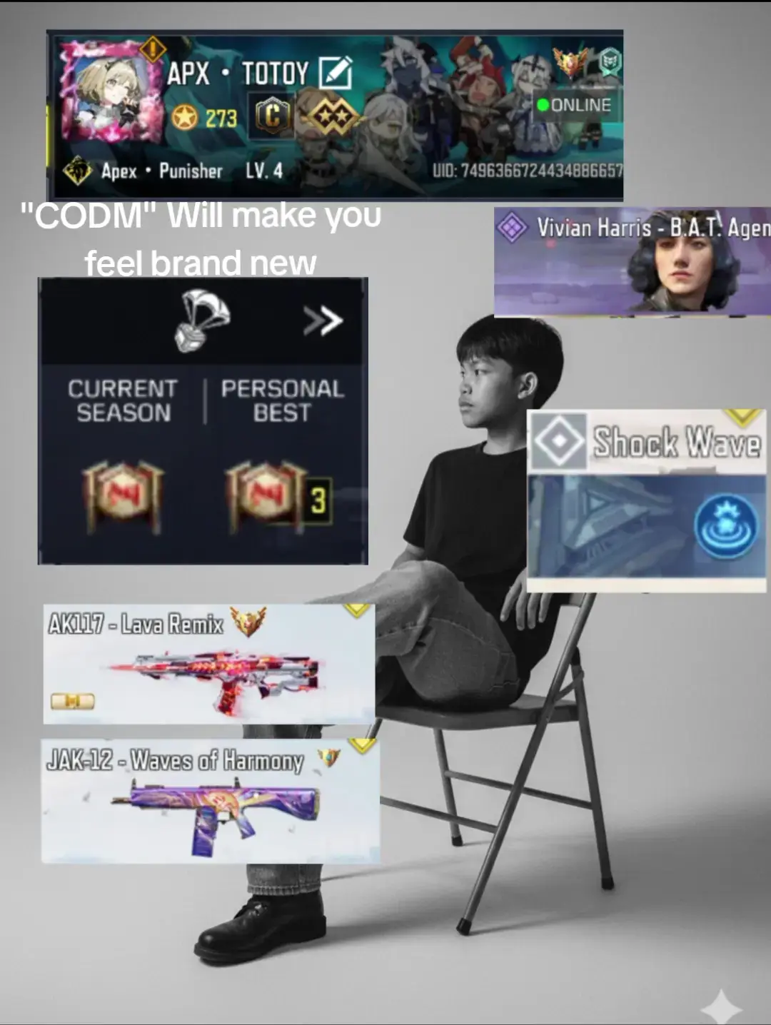 @mangremyfps pa repost ya #codm #inspiration #inspireyou #codmobile #4kremy 