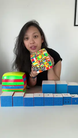 Jour 12 : Résoudre tous les Rubiks Cubes du 2x2 au 17x17 ! #rubikscube 